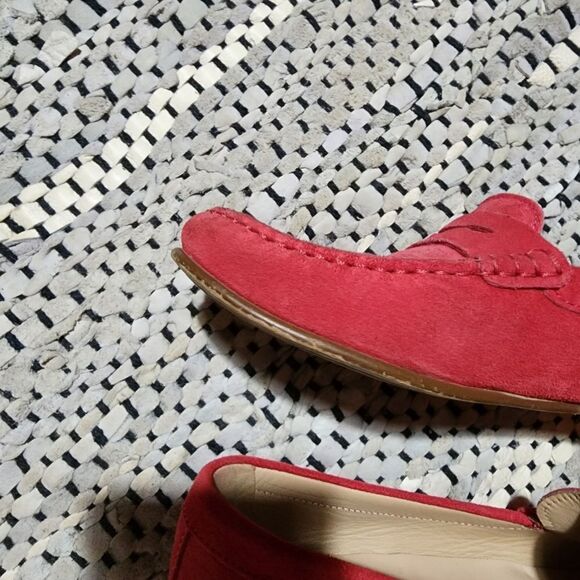 J. Crew 'James' Suede Loafers - Soft Fuchsia - Picture 11 of 14